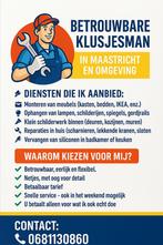 Betrouwbare Klusjesman – Betaalbaar & Veelzijdig!, Diensten en Vakmensen, Klussers en Klusbedrijven, 24-uursservice