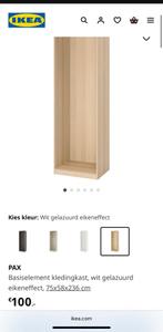 Nieuw in dozen. Ikea pax kast elementen. Eiken., Ophalen, Nieuw, 50 tot 75 cm, 200 cm of meer