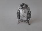 zilveren pasfotolijstje roosjes fotolijstje (497c), Ophalen of Verzenden