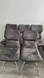 XOOON 6 eetkamer stoelen (gebruıkt), Huis en Inrichting, Ophalen, Zo goed als nieuw, Grijs