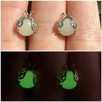 Zilveren insect glow in the dark oorbellen, Sieraden, Tassen en Uiterlijk, Oorbellen, Verzenden, Nieuw, Knopjes of Stekers, Zilver