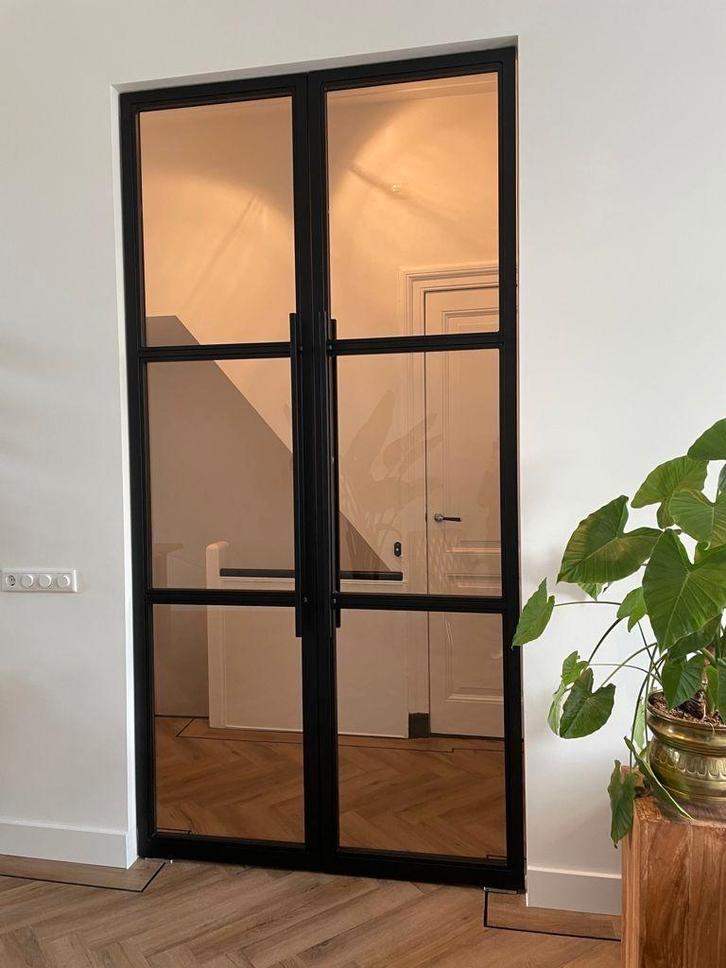 Echt Stalen Deur.Maatwerk.Taatsdeur,Scharnierdeur,Schuifdeur, Doe-het-zelf en Verbouw, Deuren en Horren, Nieuw, Binnendeur, 200 tot 215 cm