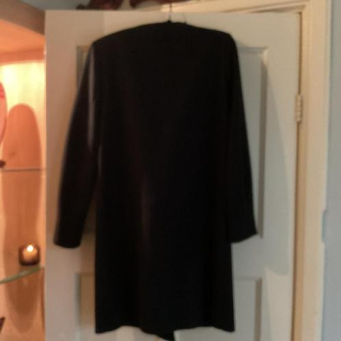 PRACHTIGE NIEUWE ELEGANTE SANDRO ZWART JAS WOL/CASHMERE, Kleding | Dames, Jassen | Winter, Nieuw, Maat 36 (S), Zwart, Ophalen of Verzenden
