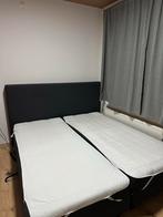 Elektrische boxspring bed 200x180cm, Ophalen, Gebruikt, Zwart, Tweepersoons