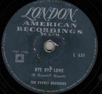 Everly Brothers - Bye Bye Love / I Wonder If I Care As Much  beschikbaar voor biedingen