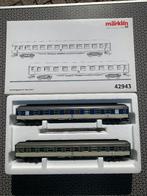 Marklin H0 42943 OVP uitbreiding 2 rijtuig Pop kleuren TP IV, Wisselstroom, Wagon, Ophalen of Verzenden, Zo goed als nieuw