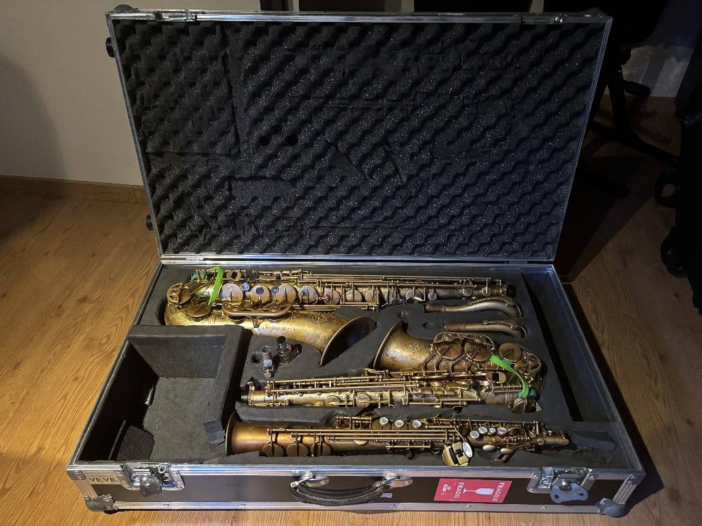 Saxofoonkoffer sopraan/alt/tenor/fluit, Ophalen, Gebruikt, Overige typen
