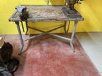 Lastafel met bankschroef, Doe-het-zelf en Verbouw, Ophalen of Verzenden, Gebruikt, 70 tot 120 cm, Bankschroef