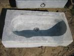 oude franse hardstenen gootsteen,pompbak, Antiek en Kunst, Curiosa en Brocante, Ophalen
