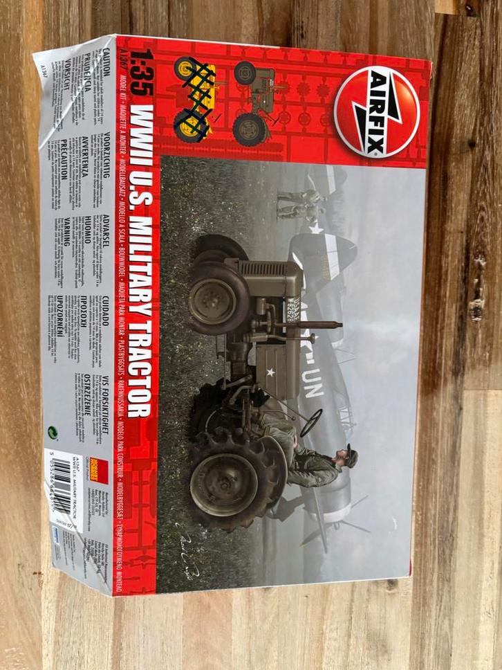 Airfix 1:35 WWII U.S. Military Tractor Modelbouwdoos, Hobby en Vrije tijd, Modelbouw | Auto's en Voertuigen, Nieuw, Overige typen