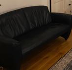 Leren bank, Huis en Inrichting, Banken | Bankstellen, Ophalen, Gebruikt, 150 tot 200 cm, Tweepersoons