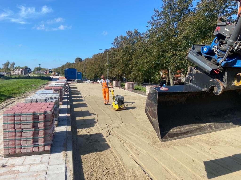 Bestrating, Ophalen of Verzenden, Zo goed als nieuw, Overige materialen