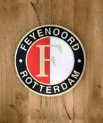 Reclamebord Feyenoord logo, aluminium, rvs look, 40x40 cm, Ophalen of Verzenden, Nieuw, Reclamebord