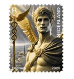 Crypto Postzegel Hermes Geel, Postzegels en Munten, Verzenden, Na 1940, Postfris