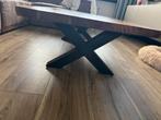 Mooie houten salontafel, Huis en Inrichting, Tafels | Salontafels, Ophalen, Gebruikt, 100 tot 150 cm, Eikenhout