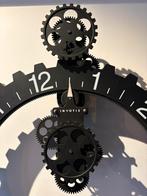 Unieke InVotis Klok met Tandwielen, Wandklok, Invotis, Zo goed als nieuw, Invotis