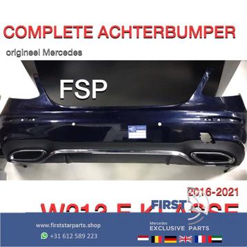 W213 E KLASSE ACHTERBUMPER ORIGINEEL 2016-2021 AMG ZWART WIT beschikbaar voor biedingen