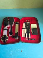 Vintage Toilettas Set, Sieraden, Tassen en Uiterlijk, Uiterlijk | Cosmetica en Make-up, Gehele gezicht, Zwart, Ophalen of Verzenden