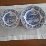 Diepen borden 6x,boterham bordjes 6x Engelse styl., Ophalen of Verzenden