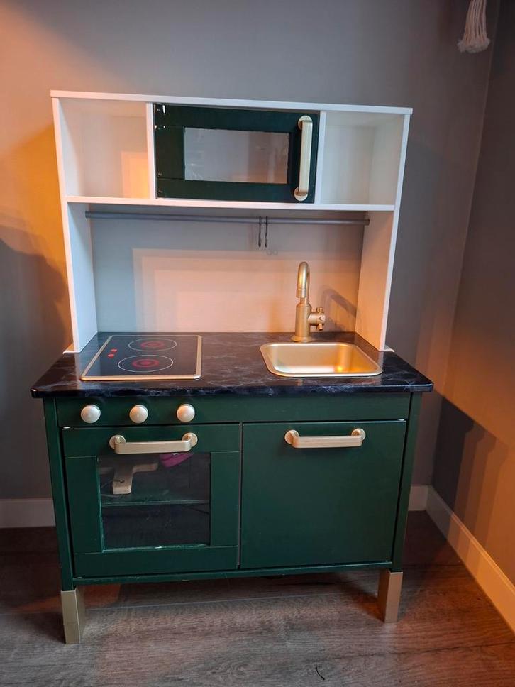 Kinderkeuken Ikea met Accessoires, Kinderen en Baby's, Speelgoed | Speelkeukens, Zo goed als nieuw, Speelkeuken, Hout, Ophalen