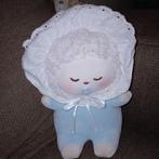 miniso lichtblauw baby schaap / lam, 23 cm., Ophalen of Verzenden, Zo goed als nieuw, Overige typen