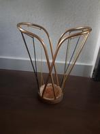 Vintage Art deco messing paraplubak, Huis en Inrichting, Woonaccessoires | Paraplubakken, Ophalen, Gebruikt, Metaal