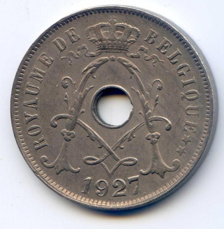 België 25 Centimes Frans 1927, Postzegels en Munten, Munten | België, Ophalen of Verzenden