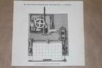 Antieke prent - Zelfregisterende barometer Redier - 1885 !!, Verzamelen, Foto's en Prenten, Gebruikt, Ophalen of Verzenden, Voor 1940
