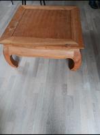 Teakhouten opium tafel, Ophalen, Gebruikt, 50 tot 100 cm, Minder dan 50 cm