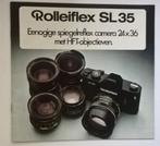 Rolleiflex SL35 folder uit 1973 tijdens de Camera expositie, Audio, Tv en Foto, Fotocamera's Analoog, Spiegelreflex, Gebruikt