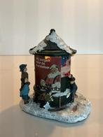 Typisch hollands reclame zuil aanv kerstdorp, Ophalen of Verzenden, Gebruikt