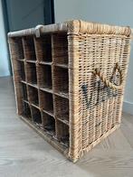 Riviera maison wijnrek, Ophalen, Gebruikt, Vierkant, Riet