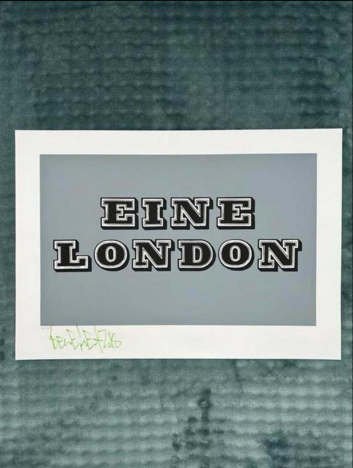 ‘London’ screenprint by Ben Eine, Antiek en Kunst, Kunst | Litho's en Zeefdrukken, Ophalen