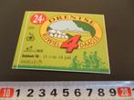 sticker 24e Drentse Rijwiel 4 daagse 1989 Gazelle  fiets *, Ophalen, Zo goed als nieuw