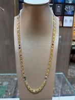 14KT Goud - 57.58 Gram - Ketting - PLATTE KONING, Ophalen, Nieuw, Goud