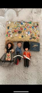 Oude poppetjes/speldjes, Ophalen of Verzenden, Gebruikt