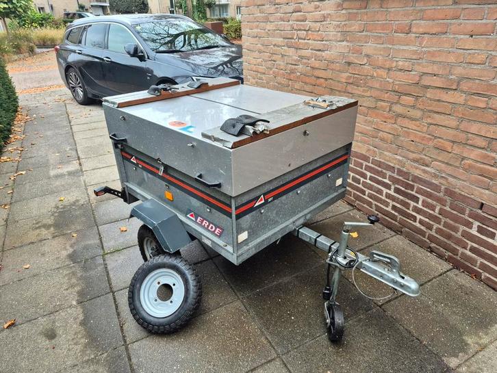 Erde Aanhanger met huif en klep, Auto diversen, Aanhangers en Bagagewagens, Gebruikt, Ophalen