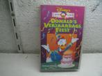 vhs 207a donald's verjaardags feest, Cd's en Dvd's, VHS | Kinderen en Jeugd, Alle leeftijden, Ophalen of Verzenden, Gebruikt