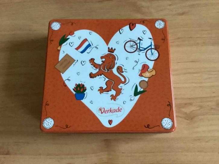 Koektrommel, Verzamelen, Blikken, Gebruikt, Koek(jes), Overige merken, Ophalen of Verzenden