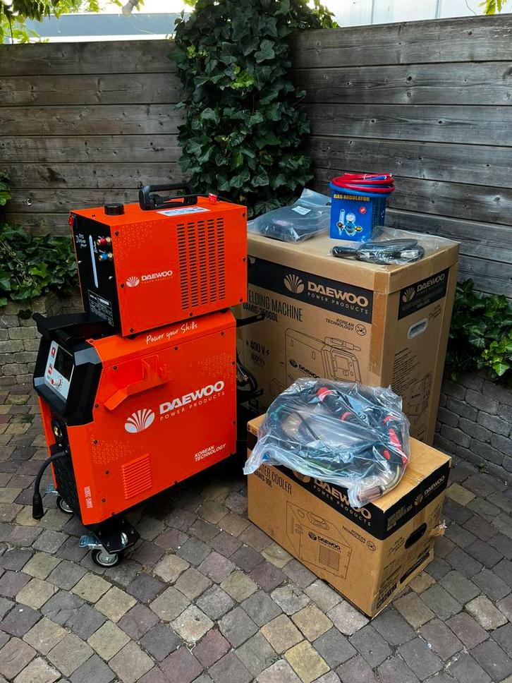 Daewoo Damig 350 GDL & Daws 10L, Doe-het-zelf en Verbouw, Gereedschap | Lasapparaten, Nieuw, Overige typen, 250 ampère of meer