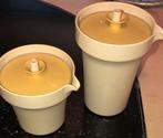 Vintage Tupperware Melk & Suiker Kannetjes, Ophalen of Verzenden, Zo goed als nieuw