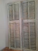 Set oude Franse louvreluiken luiken luik stoer sober, Ophalen, Gebruikt