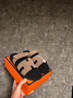 Hermes Chypre sandal 44/45, Kleding | Heren, Schoenen, Ophalen of Verzenden, Zo goed als nieuw, Zwart