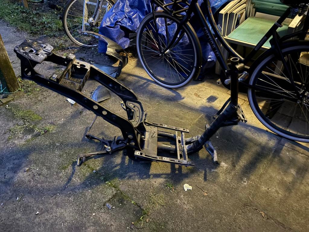 Skipper lx frame met swingarm, Fietsen en Brommers, Brommeronderdelen | Scooters, Gebruikt, Piaggio, Frame, Ophalen