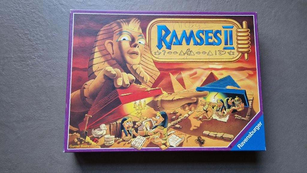 Ramses II bordspel, Hobby en Vrije tijd, Gezelschapsspellen | Bordspellen, Vijf spelers of meer, Ophalen of Verzenden, Gebruikt
