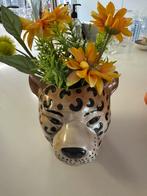 keramieken mini luipaard vaas., Ophalen of Verzenden