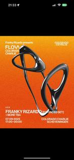 Franky rizardo colorado x flow 2 kaarten te koop, Tickets en Kaartjes, Evenementen en Festivals, Twee personen