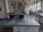 laboratorium lab fles Schott Duran labfles schroefdraad dop, Ophalen, Gebruikt
