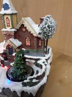 Kerst huis , kerst tafereel met verlichting en beweging, Diversen, ., Ophalen of Verzenden, Zo goed als nieuw, .