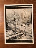 Hilversum 1943 persfoto: 'In het Gooische Museum is een, Verzamelen, Militaria | Tweede Wereldoorlog, Ophalen of Verzenden, Nederland